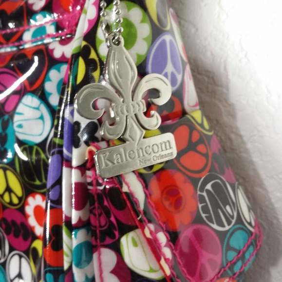 Kalencom New Orleans Peace Love Colorful Bag - Picture 4 of 8